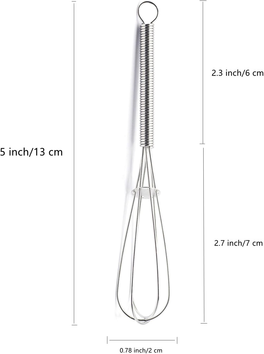 Mini Whisks - 5 Inch, 4 Pieces