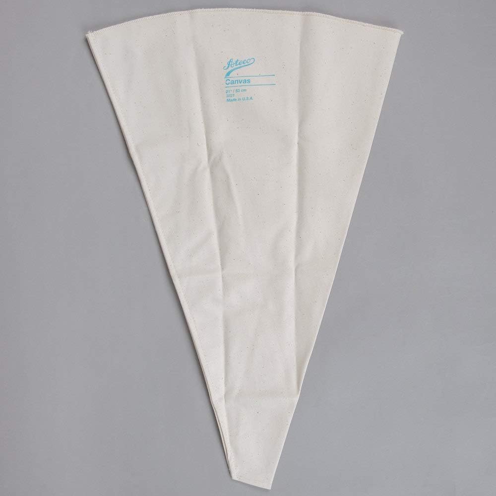 Ateco 3221 21" Canvas Pastry Decorating Bag, Durable Heat Resistant Canvas