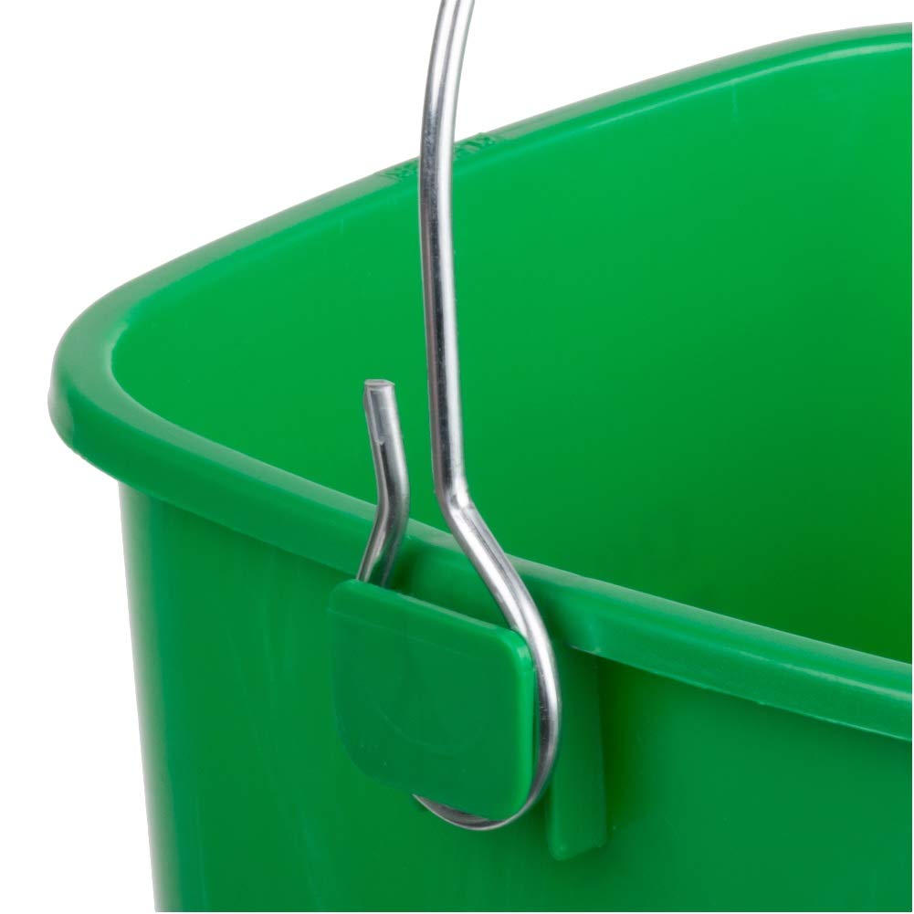 Noble Products KP97RDNBL/KP97GNNBL Square Pail for Cleaning, Detergent and Sanitizing, 3quart, Small, Red and Green, Set of 2