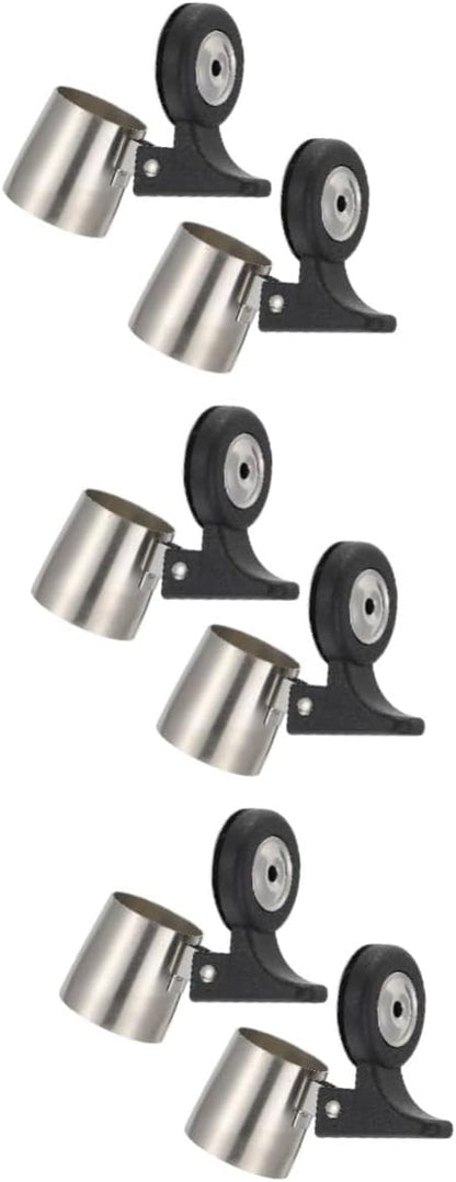 HOMSFOU 6 pcs Pot Kitchen Replacements, Heated Whistle Loud Top Stainless Water Holders for Kettle