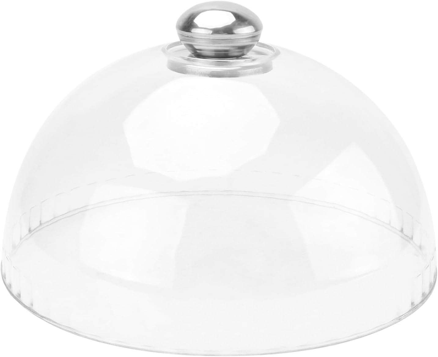 Plastic Cake Dome Cover Lid for Freshness and Display, 6 Inch Diameter Cake Display Stand