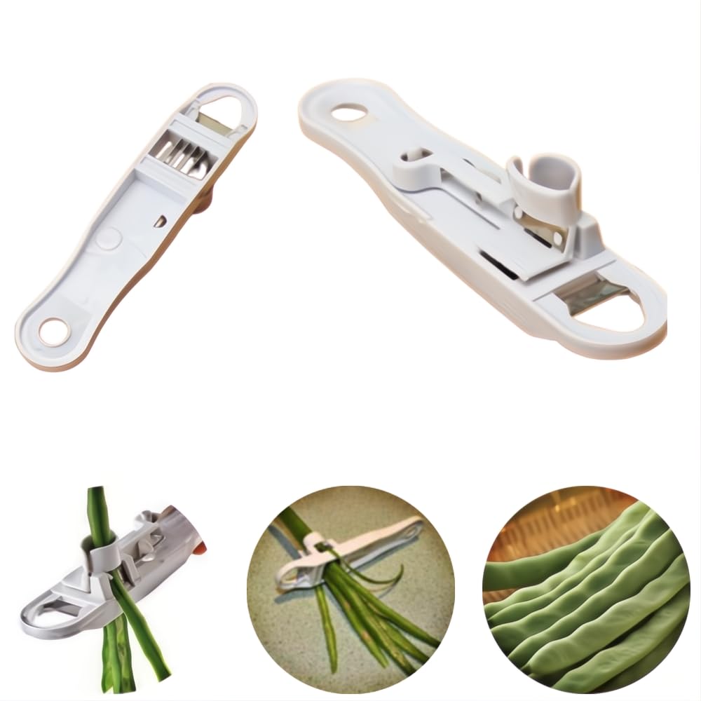 French Bean Peeler Green French Bean Slicer String Vegetable Cleaner Green Haricot Vert Remover Cutter String Peeler Cutter Vegetable Slicer