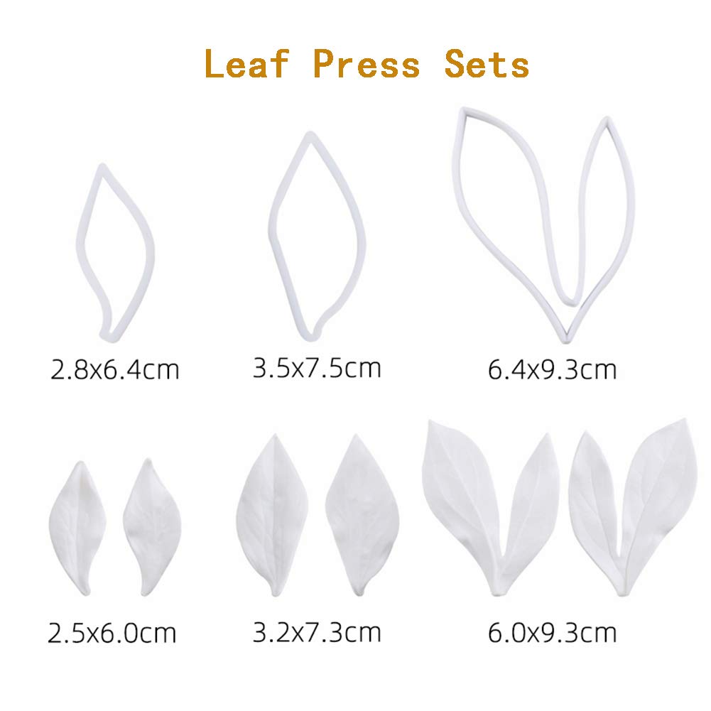 Professional Flower Fondant Mold Set, Reusable Silicone Cake Decorating Tools for Baking & Sugar Craft (Peony Flower)