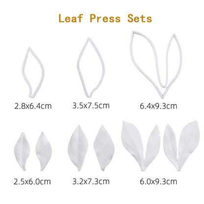 Professional Flower Fondant Mold Set, Reusable Silicone Cake Decorating Tools for Baking & Sugar Craft (Peony Flower)