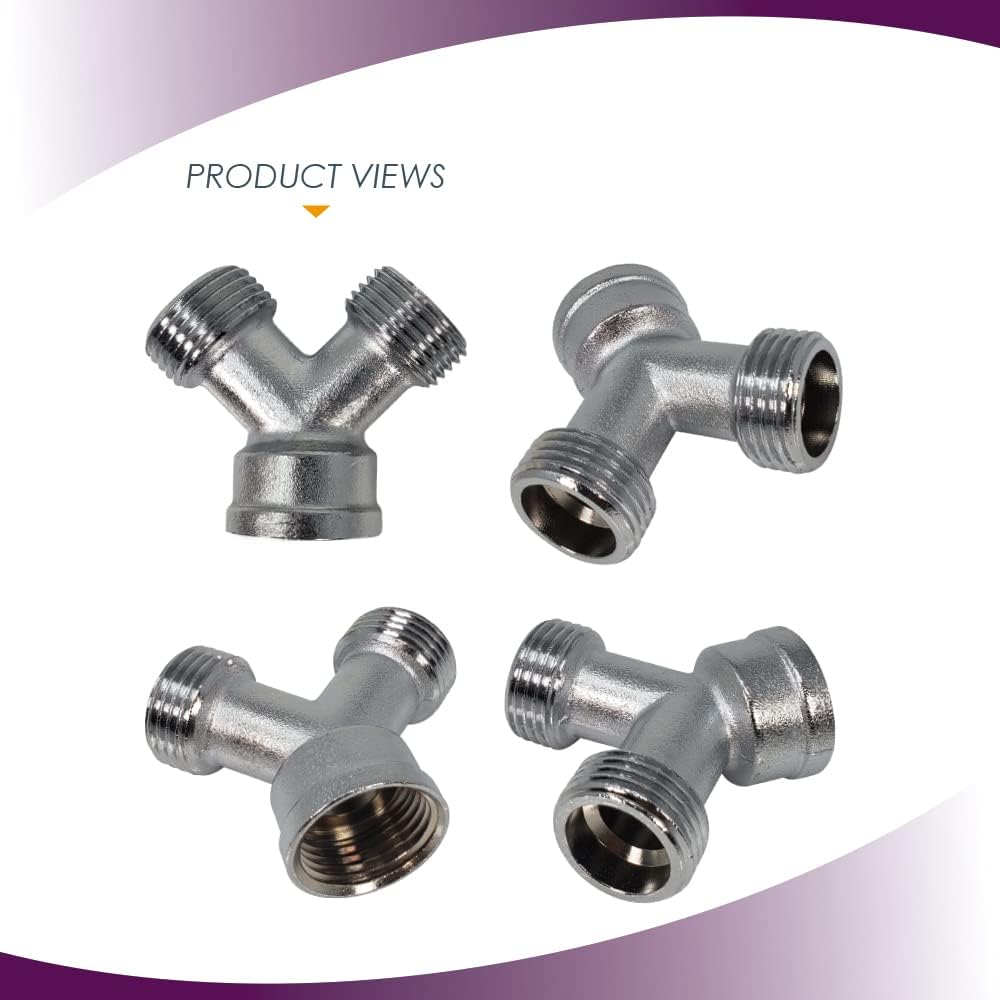 3/4” Y Connector for Steam Dryer, 2 Pack