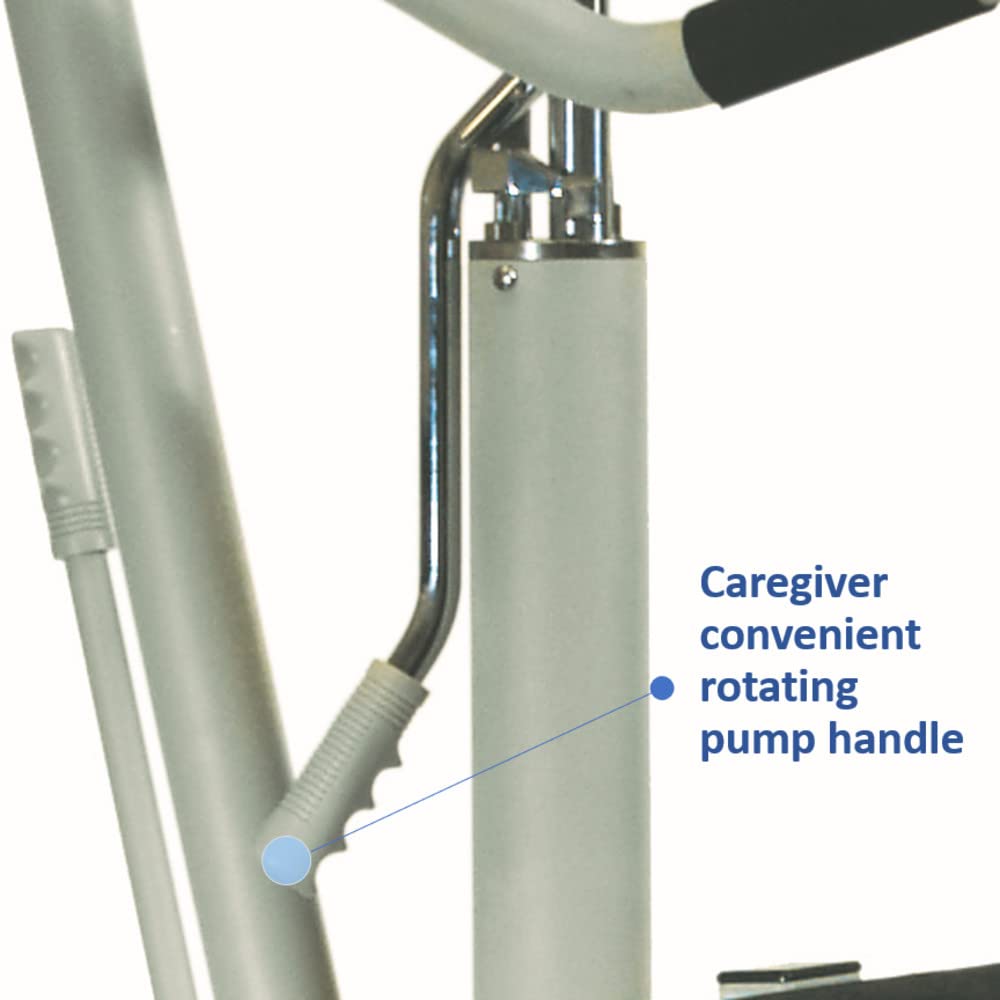 Invacare Sit to Stand Lift for elderly, Hydraulic Stand Assist Lift Aid for Patient, Lift Assist Transfer Device for Elderly Seniors, Adults & Disabled, FSA & HSA eligible