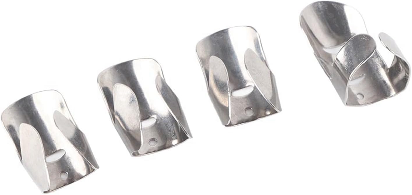 TOPINCN Finger Guard 4PCS, Stainless Steel Protector to Avoid Hurting for Cutting and Slicing