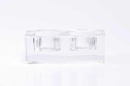 Modern Push Button Salt and Pepper Grinder Set, Refillable Mill Set with Stand