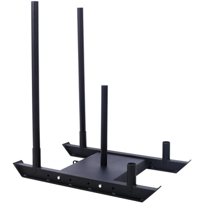 Weight Training Pull Sled, Steel Workout Equipment for Athletic Exercise and Speed Improvement