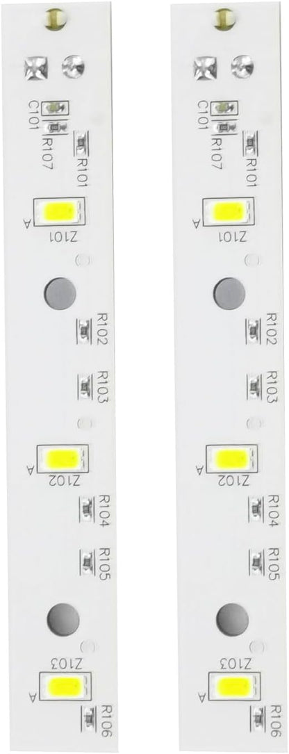 Yubunt WR55X26671 LED Light Board for GE Freezer, Replacement Part Numbers PS11767930, EAP11767930 (2Pcs)