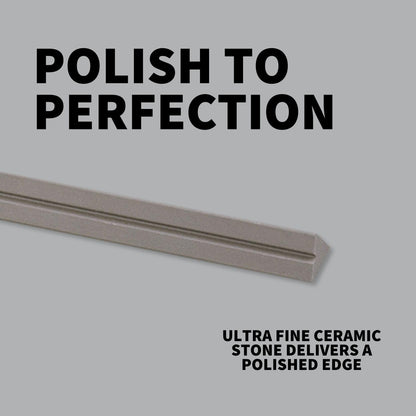 Spyderco - Tri-Angle Brown Sharpening Stone with Medium Grit for Professional-Grade Finishing and Polishing Work
