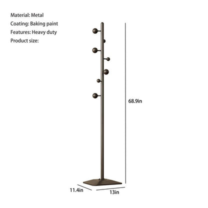 ZHBHYZ coat rack freestanding,coat rack stand with 7 Hooks and Metal Base for Bags, Hats.Coat Tree Coat Hanger Stand for Home Office Hall Entryway