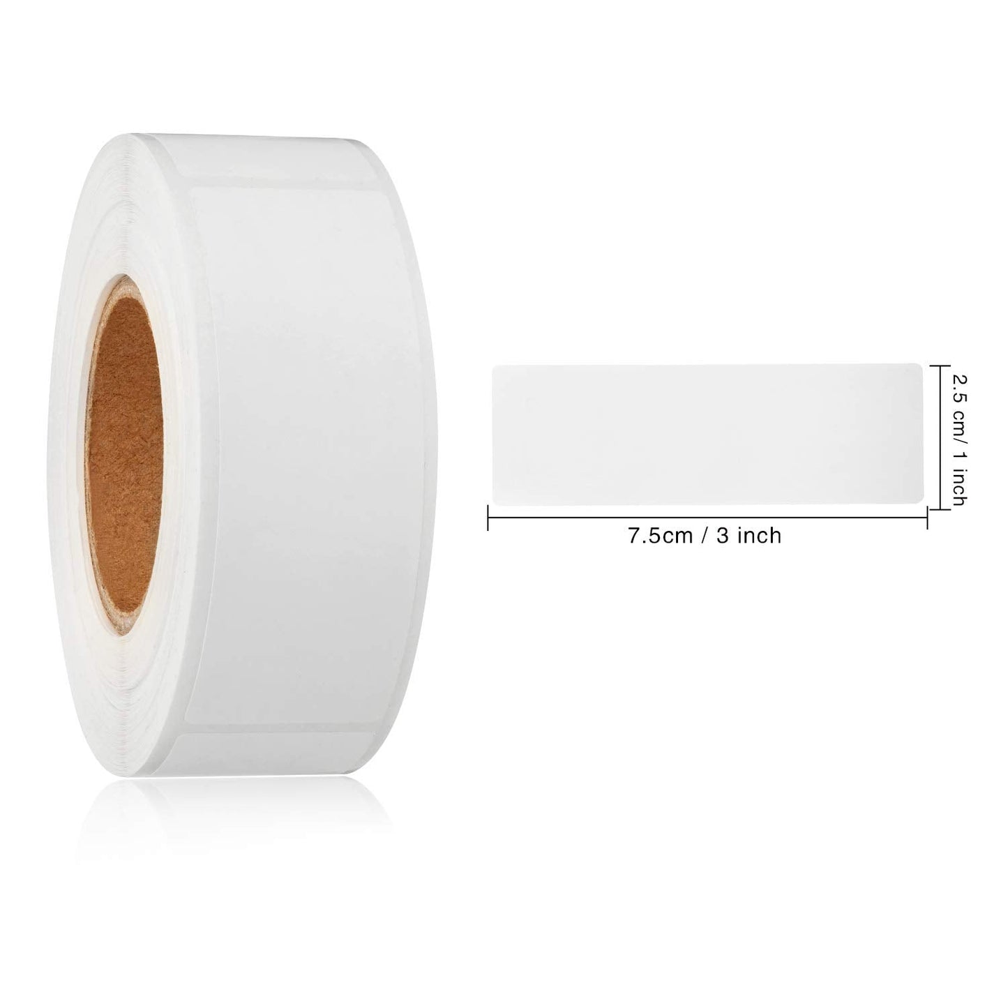 Leinuosen Freezer Labels 1 x 3 Inch Removable Food Tapes Stickers Date Stickers Storage Labels Refrigerator Freezer Paper Food Tapes Writing for Containers(300 Pieces)