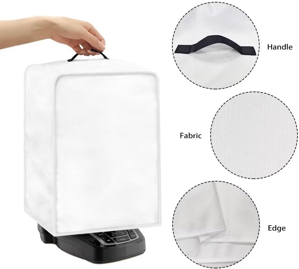 Lightweight Sunflower Butterfly Coffee Maker Cover with Top Handle, Dust Cover for Home Office to Keep Clean