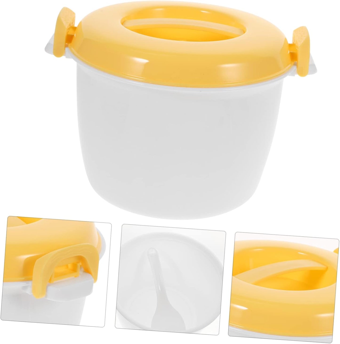 Rice Cooker Rice Maker Micro Food Steamer, Mini Food Steamer Induction Heater Tool for Oatmeal Travel