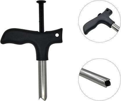 zhuohai Stainless Steel Coconut Opener Tool, Safe & Easy Straw Hole Maker for Young & Mature Coconuts