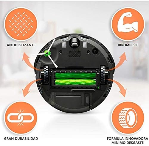 Front Caster Ball Wheel & Drive Wheel Tires Compatible with IRobot Roomba S Series S9 (9150), S9+, S9 Plus (9550) Robot