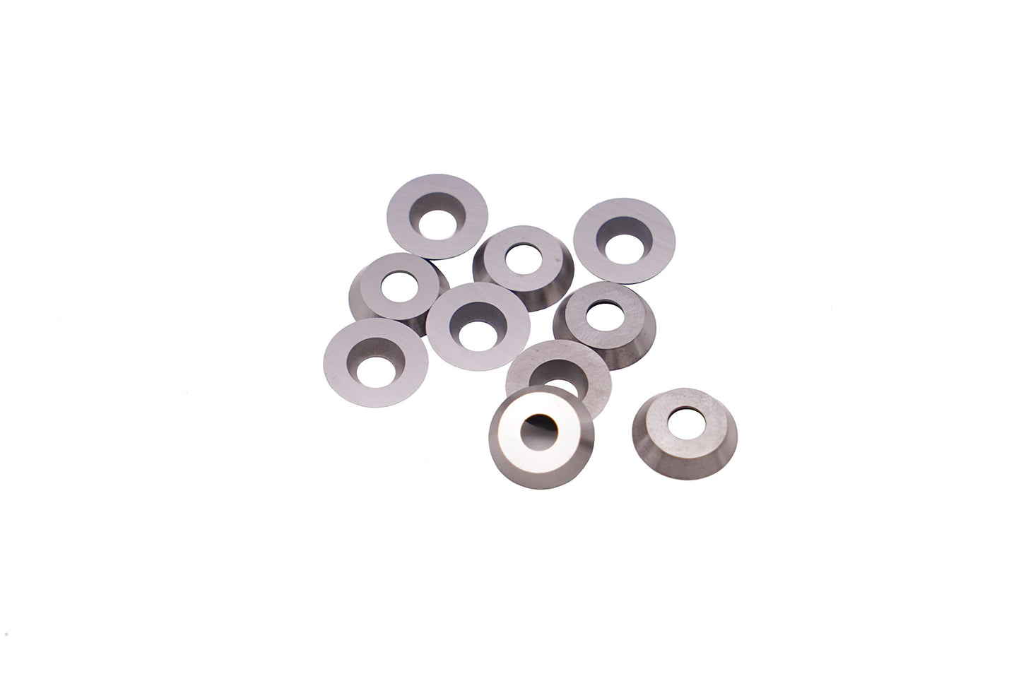 LU&MN 12mm Round Carbide Inserts Cutters Knifes Indexable Replacement Fits for Popular DIY Woodworking Lathe Wood Turning Finisher Hollower Tools 10pcs