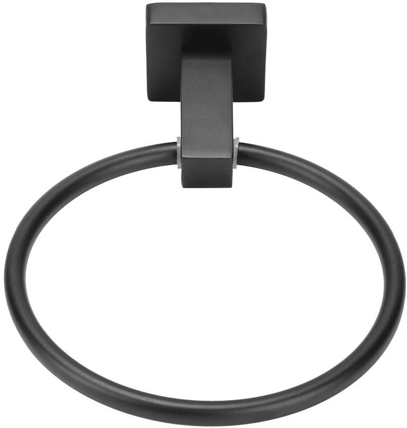 Towel Simple Wall Mounted Kitchen Bathroom Round Towel Rack Holder, Space Saver Hardware