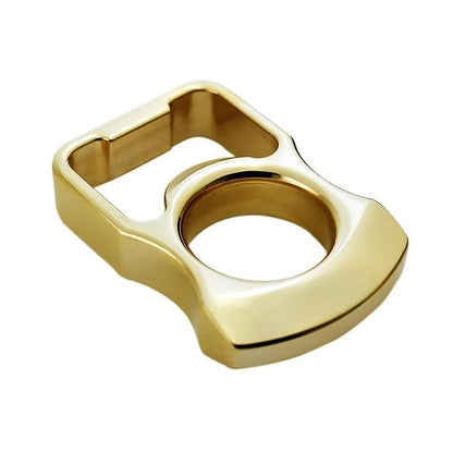DKUWBJAS Beer Bottle Opener: Handcrafted in Brass Copper, Parties Accessory for Opening Beer Tops (Gold)