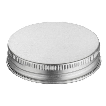 Restaurantware RW Base 1 Ounce Candy Jars 100 Durable Kitchen Storage Containers - Round Airtight Seal Clear Plastic Snack Jars With Silver Aluminum Lids For Table Display Or Candy Buffet