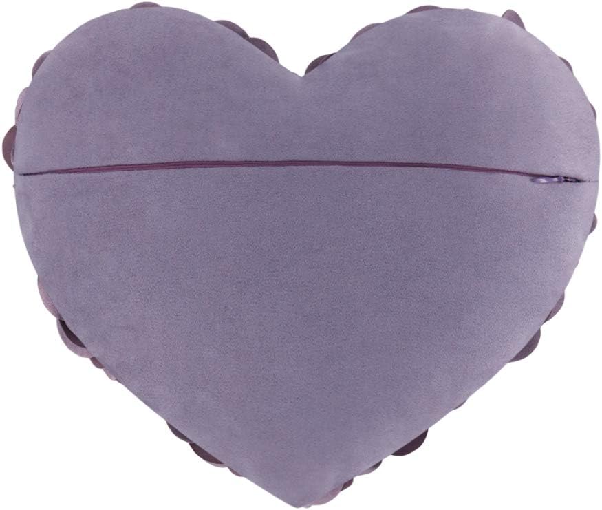 14x16 Inches JWH Heart Flower Throw Pillow Covers Decorative Floral Shaped Accent Cushion Soft Pillowcase for Sofa