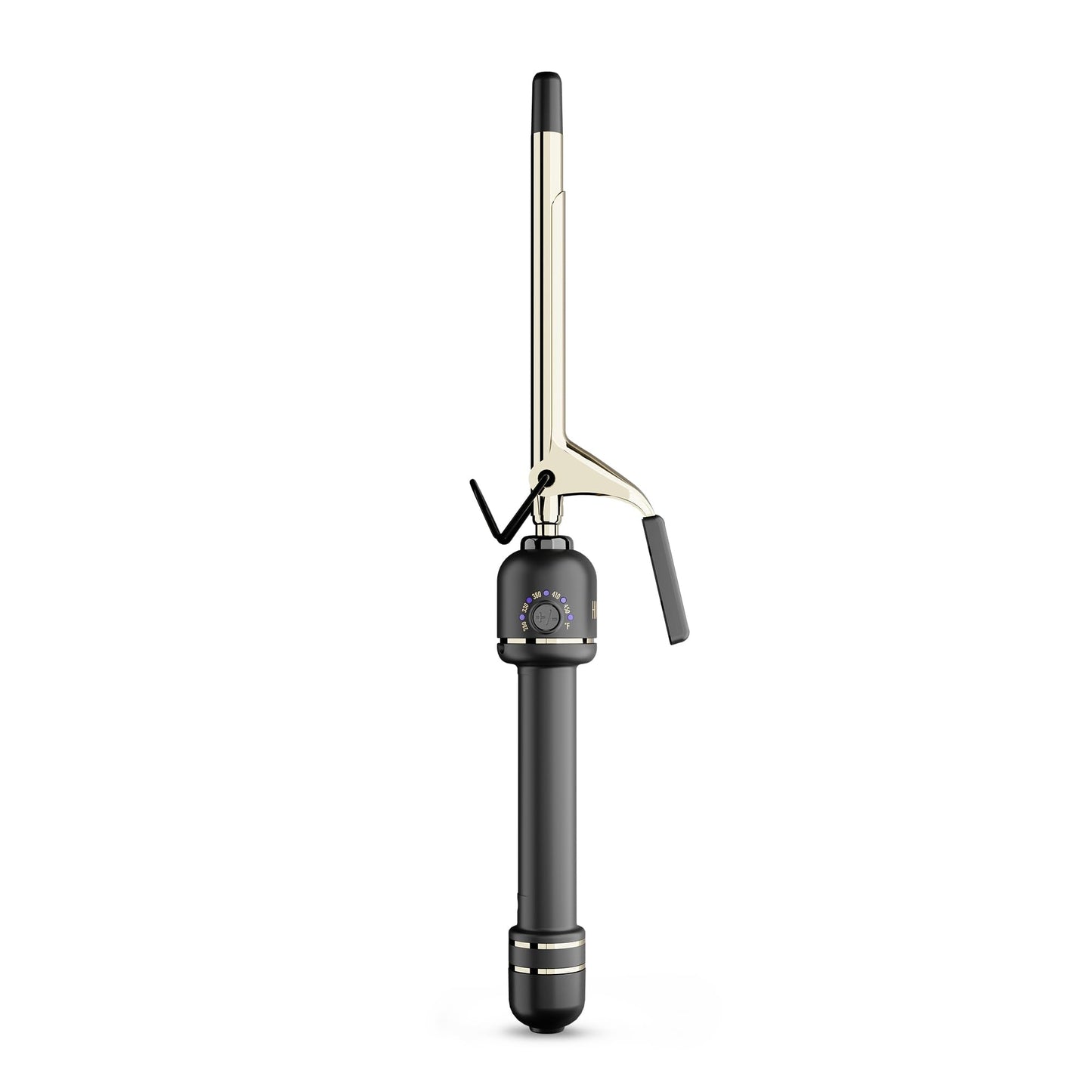 HOT TOOLS 24K Gold Professional 1 1/4" Extended Barrel Curling Iron with Clamp for Tousled Curls - 24K Gold Technology for Long-Lasting Results & Longer Barrel for Easy Styling