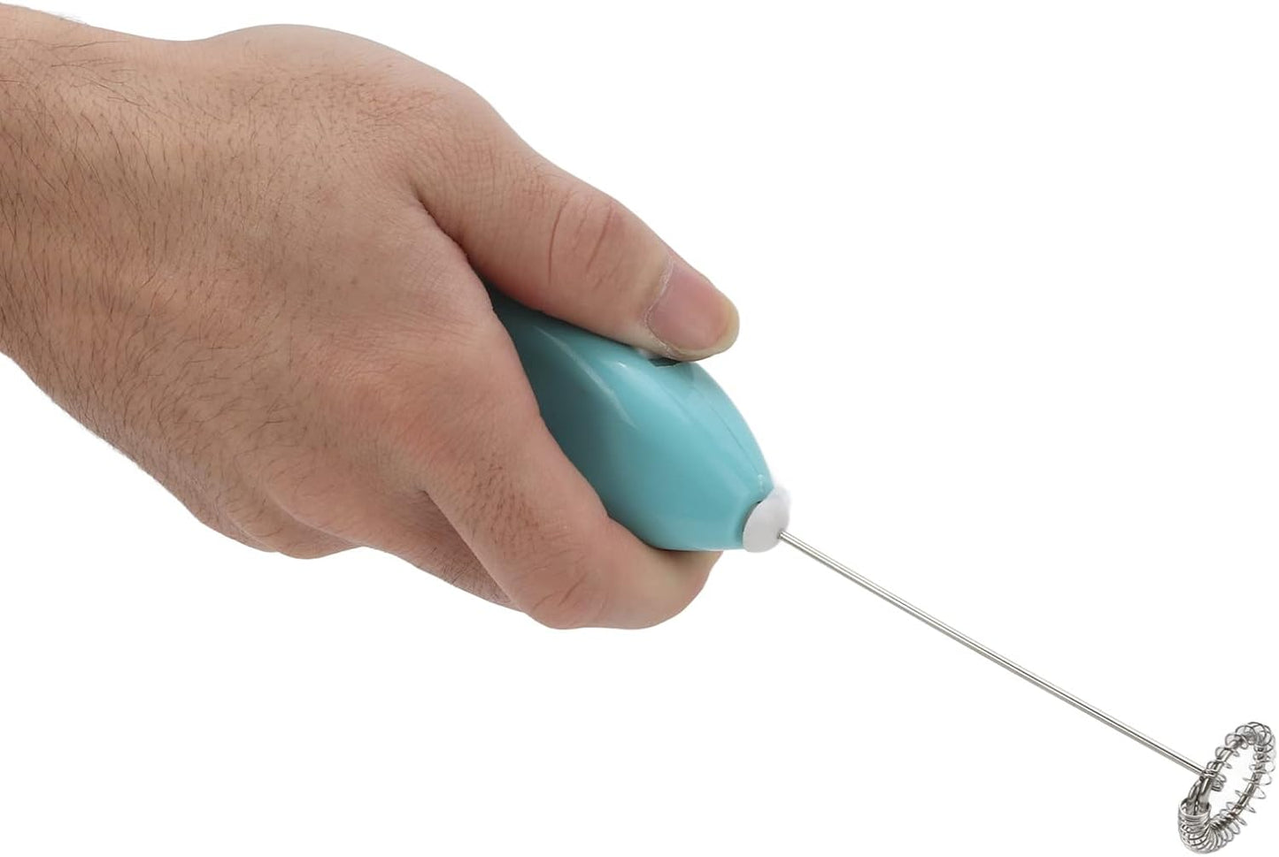 Fdit Electric Whisk, Multi-Purpose Stainless Steel Rustproof Mini Hand Mixer for Beverage, Paint, and Pigment
