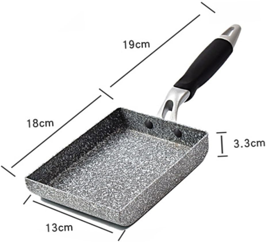 Egg Pancake Pan, Mini Saucepan, Rectangular Egg Pan, Japanese Omelette Maker Pan