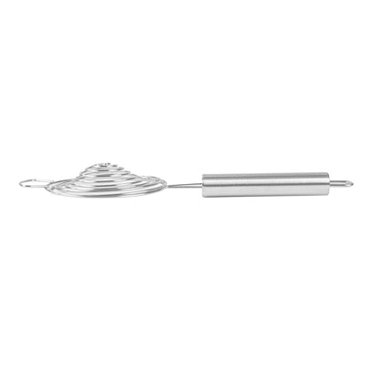 Restaurantware Met Lux 10.2 Inch x 3.5 Inch x 2 Inch Egg Separator 1 Spiral Egg White Separator - With Hanging Hole Dishwasher-Safe Stainless Steel Egg Yolk Separator For Kitchen