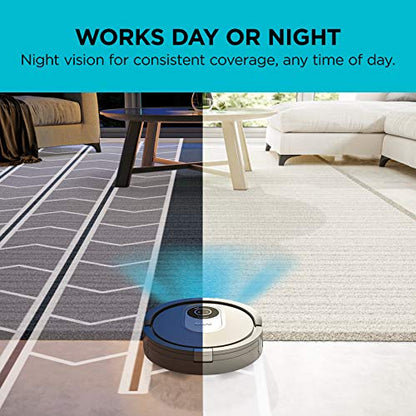 Shark AI Robot Vacuum, Smart Mapping|Scheduling|Pet Hair Pick Up|Logical Navigation, Black/Silver (RV2001), Carpet