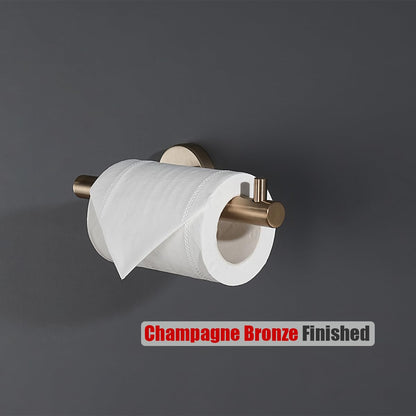 JQK Bathroom Hardware Set, 5-Piece Bath Accessories Set Champagne Bronze Wall Mount Includes 24 in Towel Bar, 9 in HT Bar, TP Holder, Towel Hook x 2, BAS105-CB