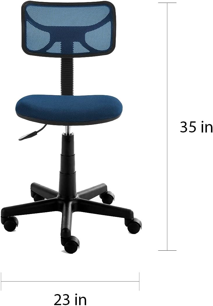 Urban Lifestyle Swivel Mesh Desk Chair in Teal Color