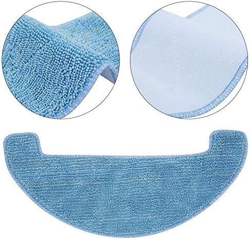 5 pcs Microfiber Mop Cloth Replacement Parts for ILIFE V8s Robotic Mop Vacuum Cleaner