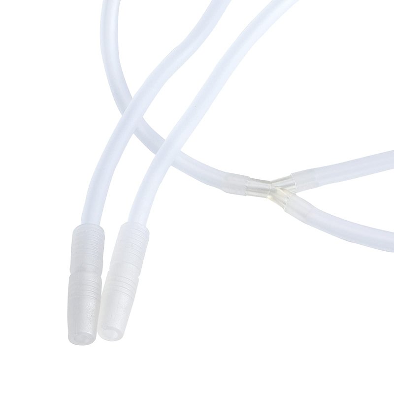 Vacuum Cupping Machine Accessories, Premium Silicone Y Type Hose Tubing for Large Cups