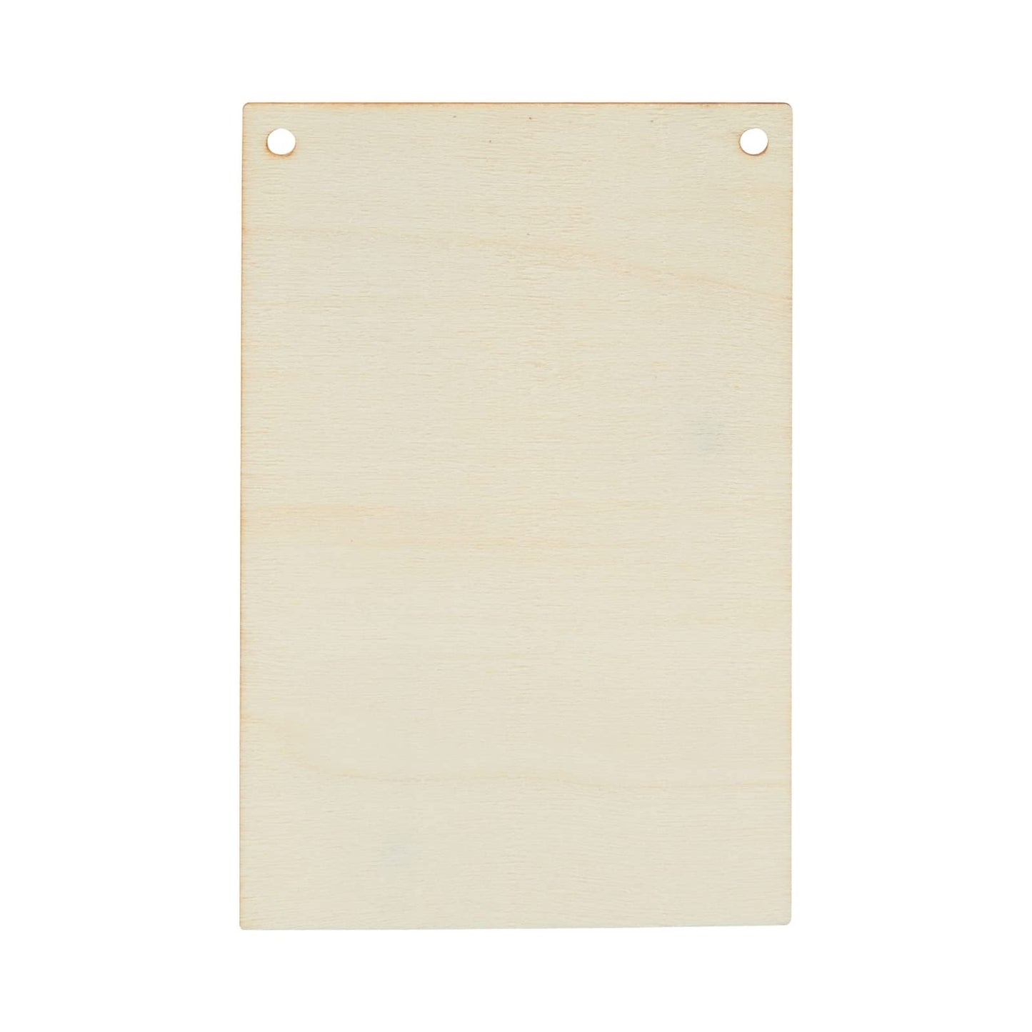 Bright Creations Unfinished Wood Craft Blanks - 3.75 x 5.75 in, Pack of 50 - Jute String Included for Blank Wood Signs & Banners - Great for Stenciling, String Art & DIY Painting - Wooden Plaques Bulk
