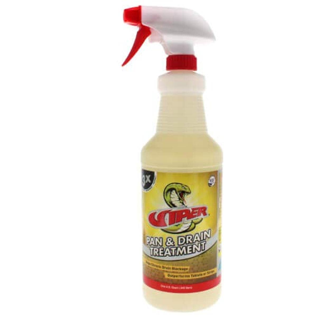 Refrigeration Technologies Viper Pan & Drain Treatment 1 Qt, Yellow RT800S (1)