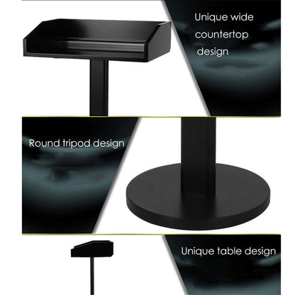 ZEELYDE Lectern Podium Stand,Welcome Table Speaking Stage Master of Ceremonies for Hotel Restaurant Entrance for Restaurant Wedding