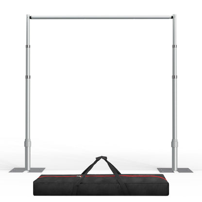 EMART Pipe and Drape Backdrop Stand Kit, 12ftx10ft Heavy Duty Adjustable Photo Background, Metal Frame with Flat Base for Wedding, Birthday Party, Banquet Decorations