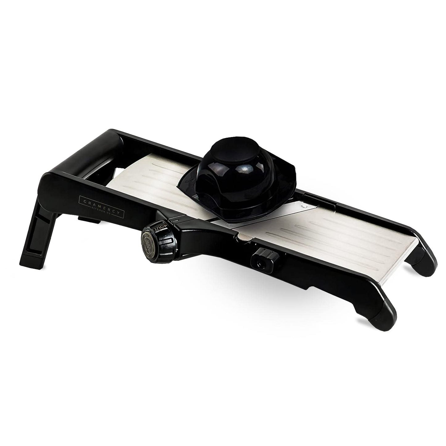 Gramercy Adjustable Mandoline Slicer for Kitchen, Potato Cutter, Vegetable Chopper, Mandolin, Cucumber Slicer- INCLUDING one Pair Cut-Resistant Gloves and Waffle Fry Cutter