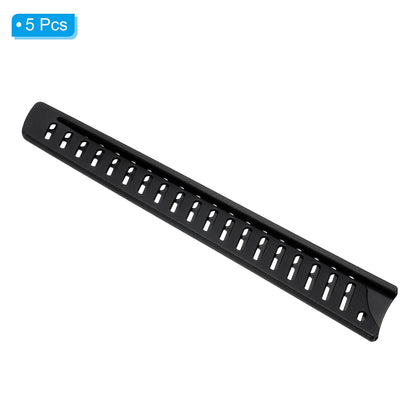 PATIKIL PP Safety Knife Cover Sleeves for 10" Bread Knife, 5 Pack Knives Edge Guard Blade Protector Universal Knife Sheath for Kitchen, Black