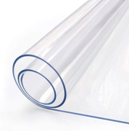 12 14 Inch Clear Table Protector X Thick Plastic Table Cover Protector Waterproof PVC Clear Tablecloth Protector Pad