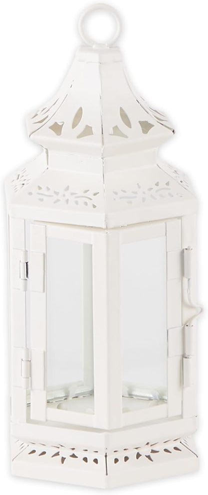 Accent Plus Indoor Lantern, Decorative Outdoor Christmas Candle Lantern, 3.75 x 3.25 x 8 Inches
