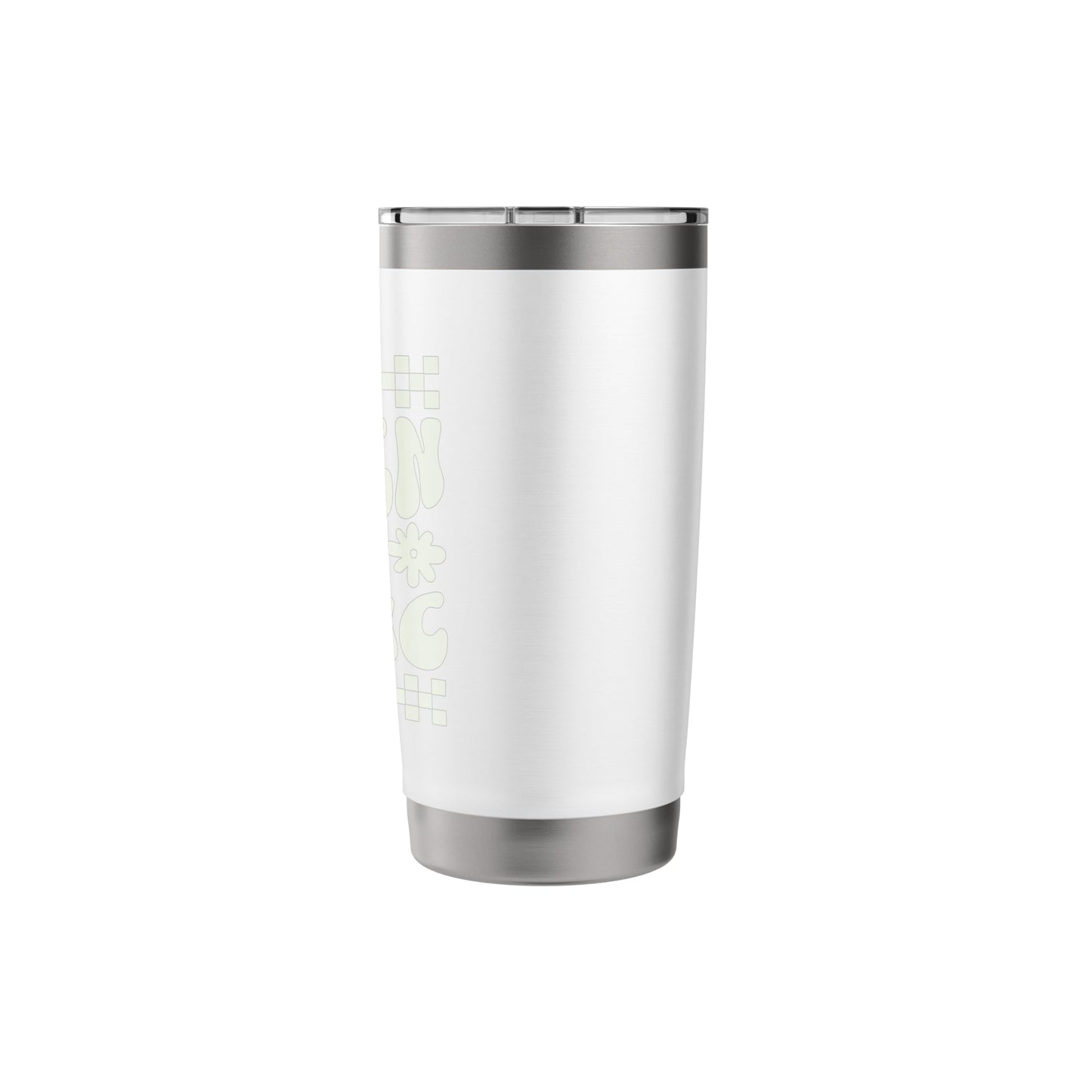 Anti-Racist Ska Punk 2-Tone Chess Checked OI Rude Boy Stainless Steel Insulated Tumbler