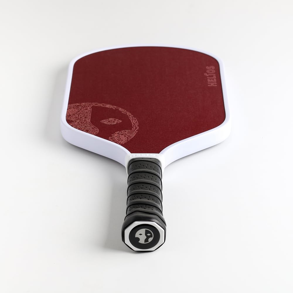 HELIOS Athos Pickleball Paddle | Power Surface and 16mm Accelerated Core | 8oz, Aerodynamic Hybrid Shape for Power & Spin | Unibody Design for Control | USAP Approved