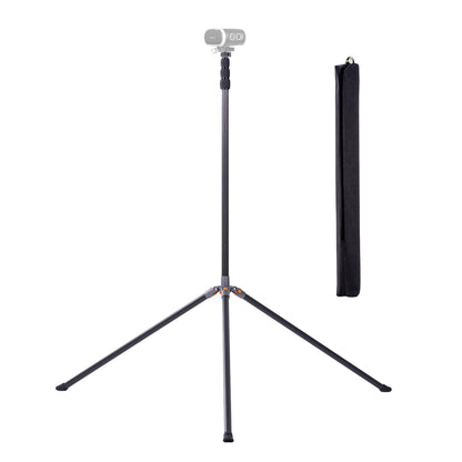 XbotGo NT4 PRO Carbon Fiber Tripod - Professional 12.8ft / 3.9m Extra Tall Sport Camera Stand with Air-Cushioned Center Column, Steady Horseshoe Foot Pads for Game Recording, Seamlessly Fits Falcon