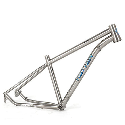 HIMALO Bike Frame 27.5/29er Mountain Bike Frame 15.5''/17''/19'' Lightweight Titanium Alloy Rigid Frame Disc Brake Thru Axle 12x142mm XC AM(27.5 * 17'')