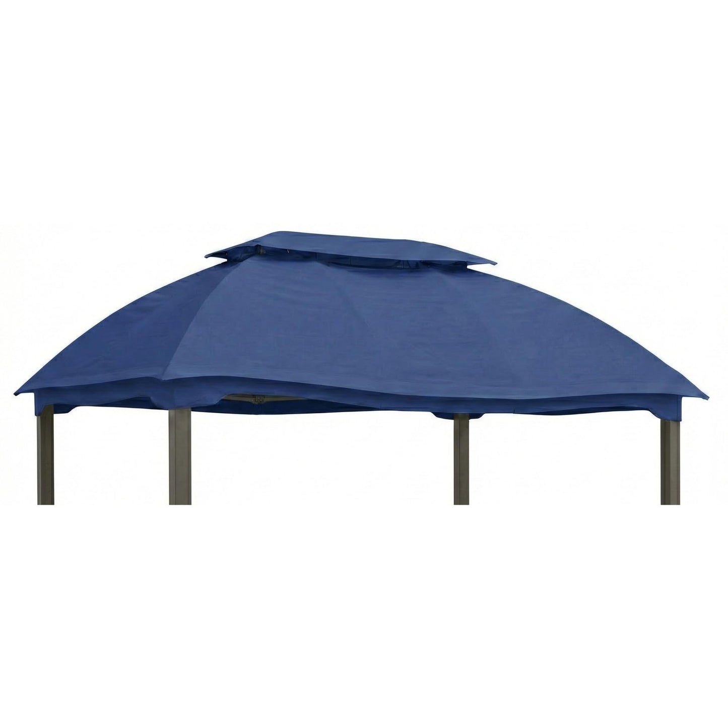Garden Winds Reinforced RipLock 350 Replacement Canopy Top Cover Compatible with Domed 10’ x 13’ Gazebo Models L-GZ822PCO, D-GZ822PCO - True Navy