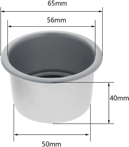 Othmro 5 Pcs Round Cake Pans with Removable Loose Bottom, Nonstick Aluminum Alloy Bakeware, Silver