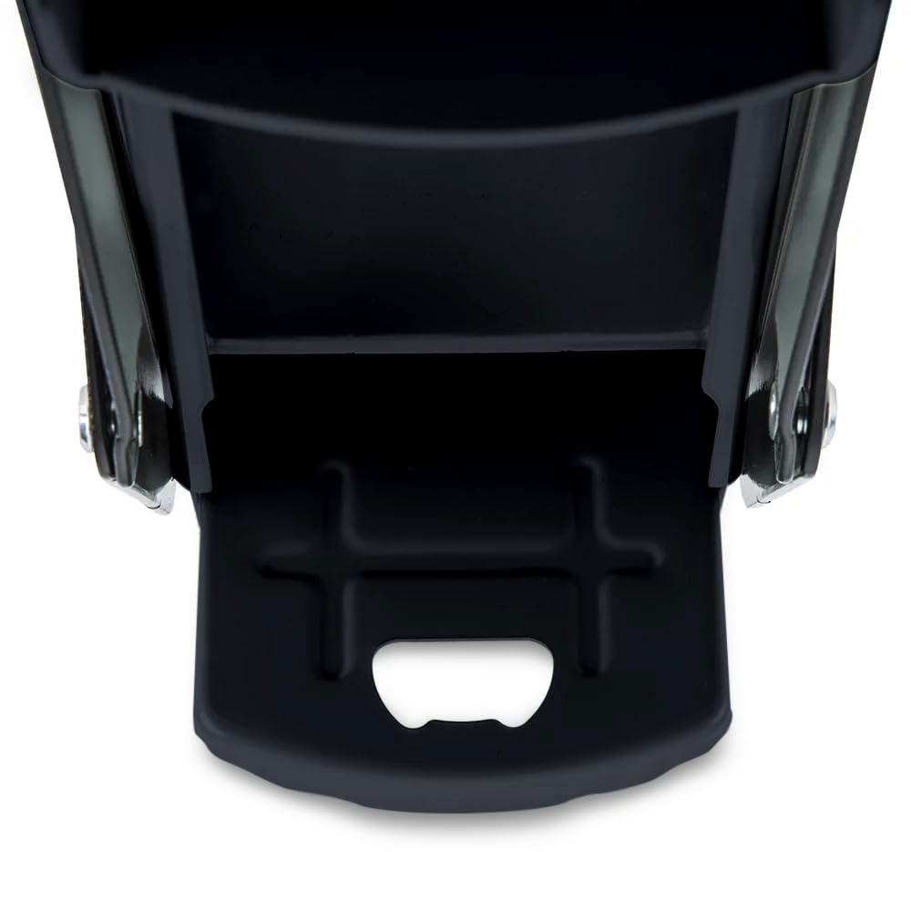 Premium Can Crusher for Recycling and Bottle Opener - 16 Oz and 12 Oz Can Crusher for Aluminum Cans, Heavy-Duty Wall-Mounted Soda Can Smasher, Mounting Screws Including (Black)
